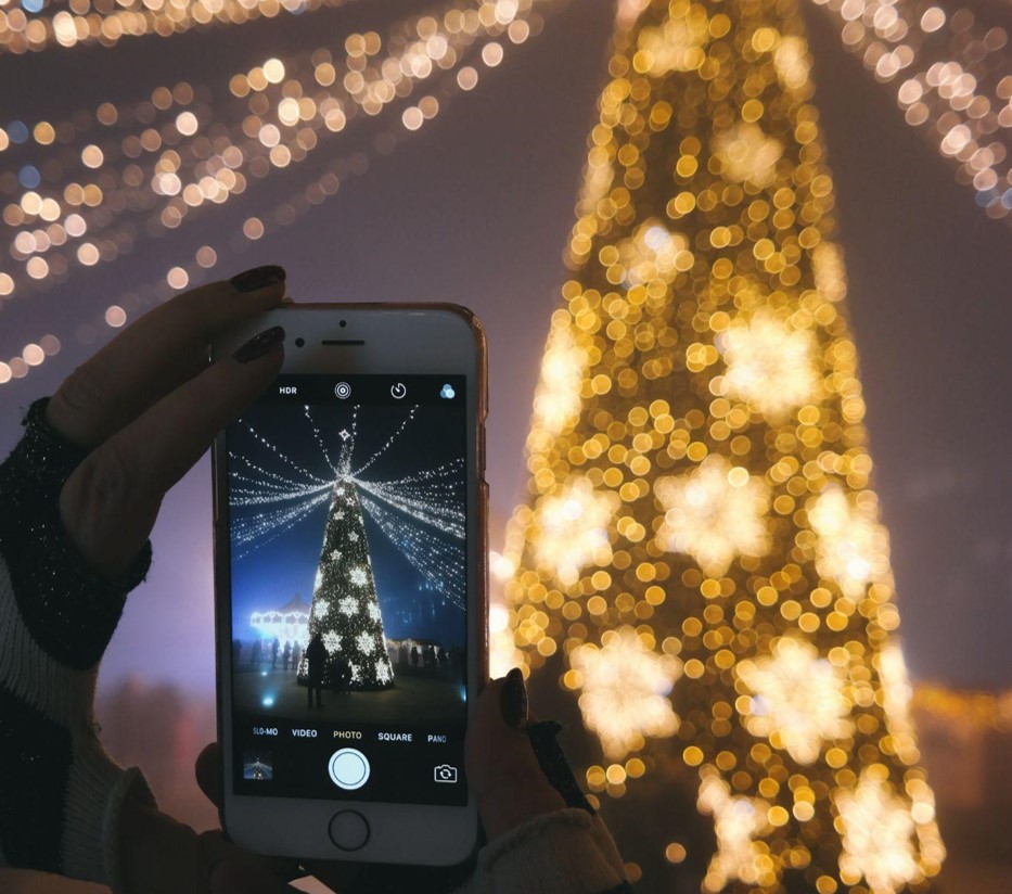 Decorating with Ornaments and a Pre-Lit Artificial Tree